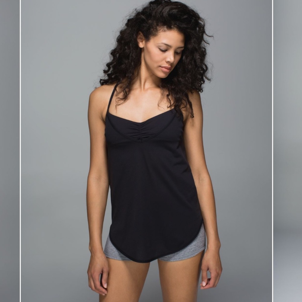 lululemon athletica Black Tank Top